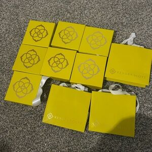 Kendra Scott Yellow Gift Packaging Set